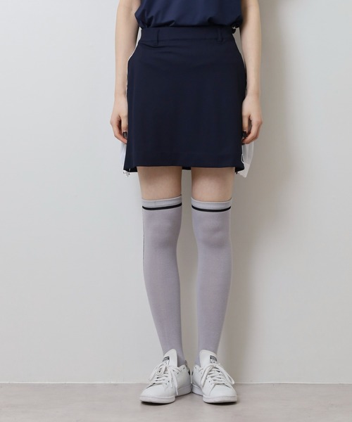 CECIL McBEE(セシルマクビー)の「サイドプリーツスカート(スカート・レディース・ネイビー/ホワイト・2(M)/3(L)/1(S))」の15枚目の写真