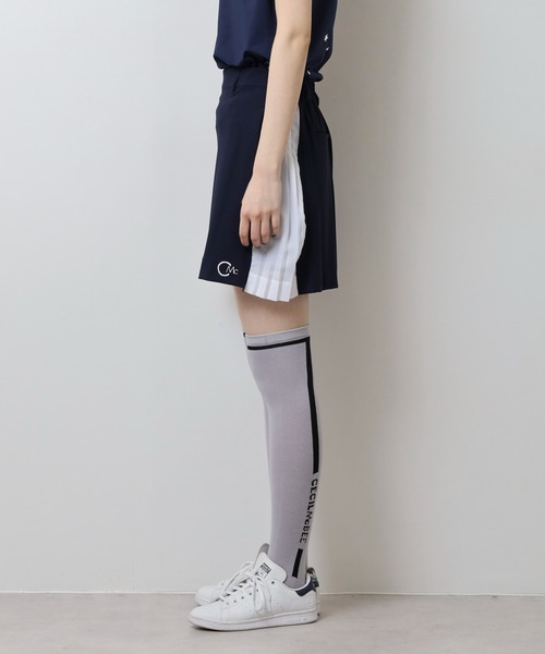 CECIL McBEE(セシルマクビー)の「サイドプリーツスカート(スカート・レディース・ネイビー/ホワイト・2(M)/3(L)/1(S))」の16枚目の写真