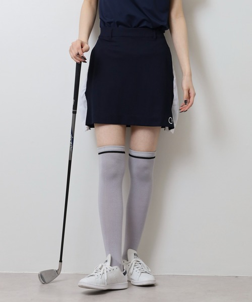 CECIL McBEE(セシルマクビー)の「サイドプリーツスカート(スカート・レディース・ネイビー/ホワイト・2(M)/3(L)/1(S))」の10枚目の写真