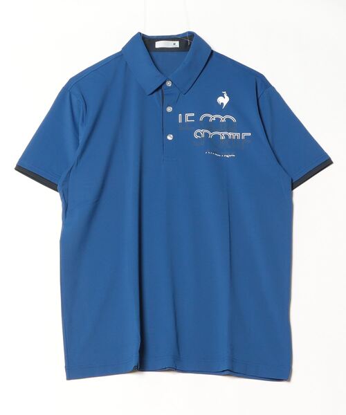 ルコックスポルティフ接触冷感ポロシャツ ルコックスポルティフ le coq sportif 接触冷感グラフィック