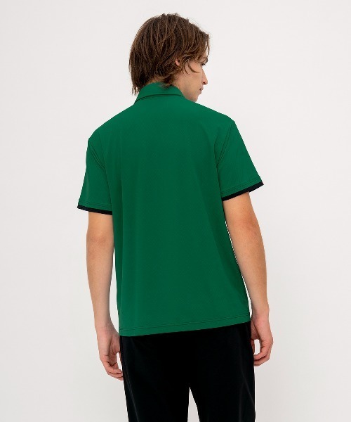 le coq sportif（ルコックスポルティフ）の「接触冷感グラフィック襟付きシャツ（ポロシャツ・メンズ・ブラック/ブルー/ネイビー/グリーン・S/M/L/XL/XXL）」の9枚目の写真