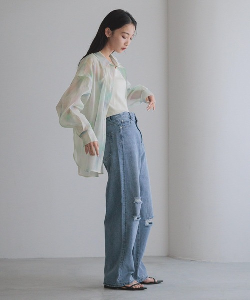 セール】シアーシャツLS＊ 231459（シャツ/ブラウス）｜LOWRYS FARM