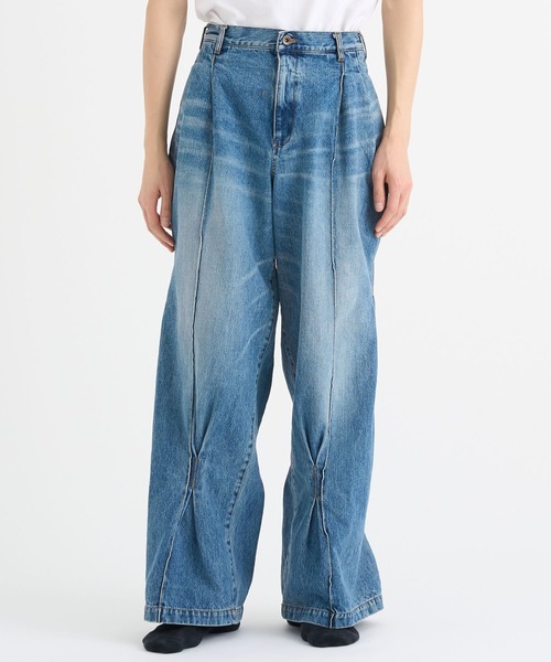 【KHOKI/コッキ】 Pleat-design pants25ss-p-04 KHOKI パンツ 「KHOKI/コッキ」Pleat-design pants メンズ