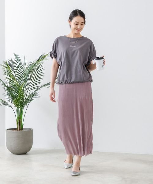 C17(シーセブンティーン)の「【C17/シーセブンティーン】5分袖 刺繍 ねじりスリーブTシャツ(Tシャツ/カットソー・レディース・ホワイト/チャコールグレー/イエロー・MEDIUM/LARGE)」の16枚目の写真
