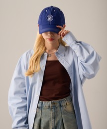 MAGASIN DE MODE Onjna（マガジンデモードオンジェナ ）の「【MAGASIN DE MODE Onjna】Color scheme stitch cap / 配色ステッチキャップ GLR（キャップ）」