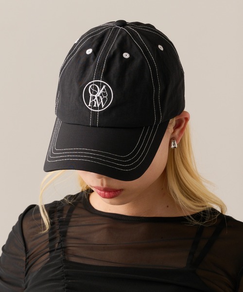 セール】【MAGASIN DE MODE Onjna】Color scheme stitch cap / 配色