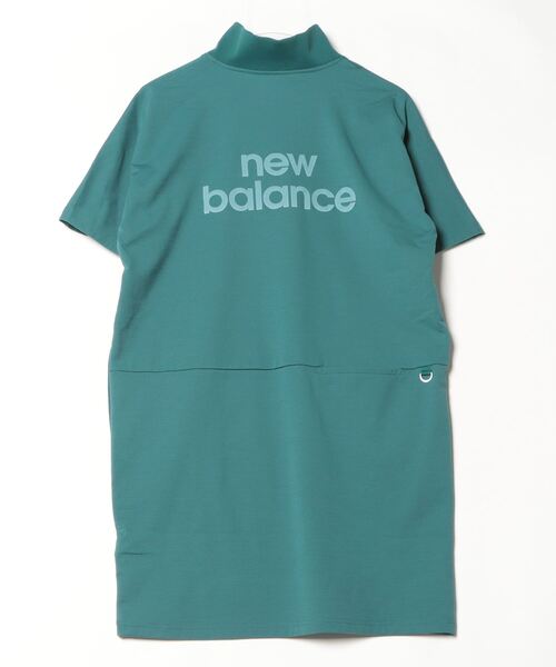 NEW BALANCE（ニューバランス）の「ニューバランス New Balance SWEAT HALF ZIP ONE-PIECE（スウェット・レディース・ホワイト/カーキ・S/M/L）」の3枚目の写真