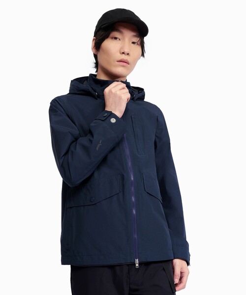 GORE-TEX フード付きジャケット 黒/青/灰 THENORTHFACE ゴアテックスマウンテンパーカー グレー ブラック XL