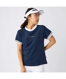 FILA GOLF（フィラゴルフ ）の「FILA GOLF/フィラ ゴルフ ゴルフウェア 半袖 プルオーバー モックネック UVカット 接触冷感 Tシャツ（ポロシャツ）」