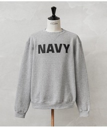米軍 U.S.NAVY オフィシャルライセンス トレーニング クルーネック スウェットGRAY