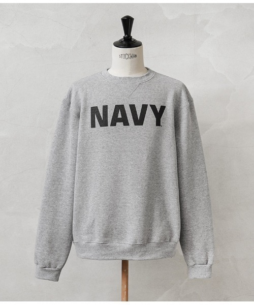 WAIPER.inc(ワイパーインク)の「米軍 U.S.NAVY オフィシャルライセンス トレーニング クルーネック スウェットGRAY(スウェット・メンズ・グレー・S/M/L/XL)」の1枚目の写真
