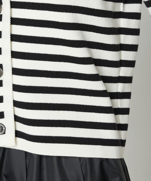 COMME CA（コムサ）の「ボーダー／バイカラー カーディガン（カーディガン/ボレロ・レディース・ホワイト/ブラック・9号）」の17枚目の写真