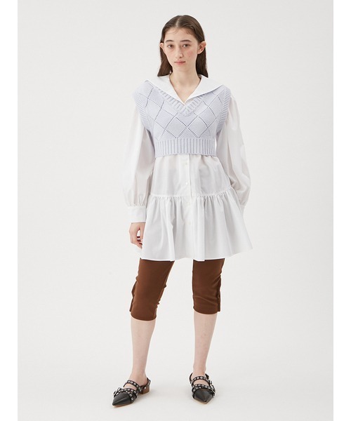 FURFUR（ファーファー）の「ベストセットセーラーカラーチュニック