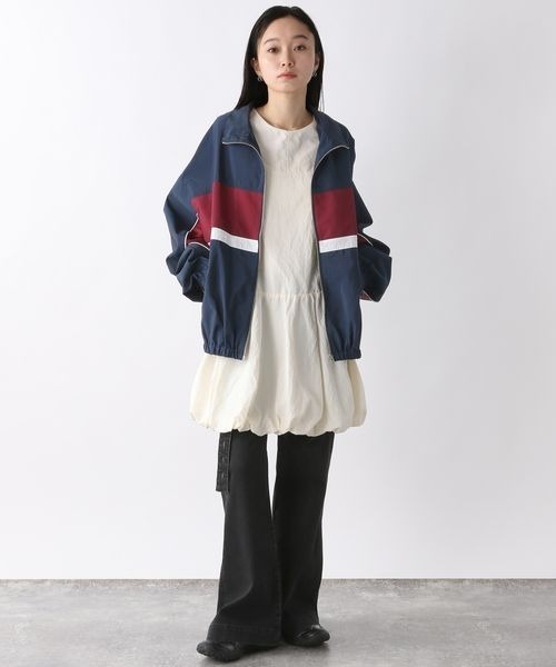 JEANASIS ブルゾン　レディース JEANASIS 「JEANASIS」 ナイロンブルゾン FREE グリーン系その他