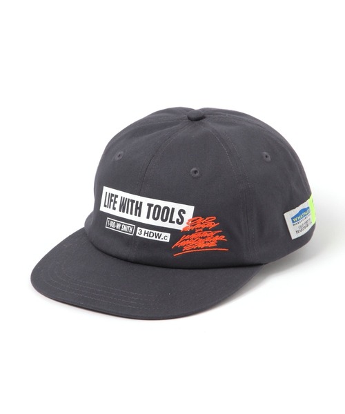 niko and...（ニコアンド）の「【OLD SMITH×WHATNOT】コラボ　フラットキャップ（キャップ・レディース・チャコール/ベージュ・FREE）」の4枚目の写真