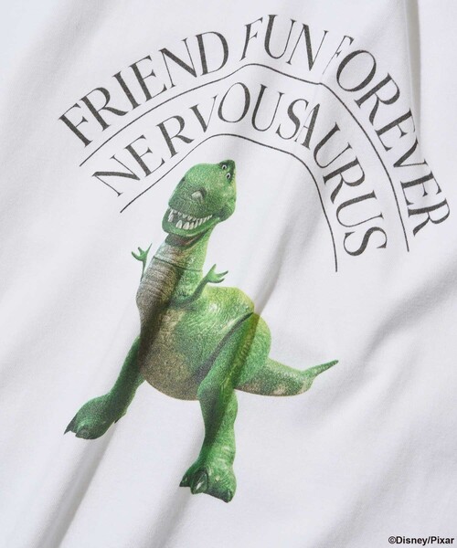 【T・レックス】Ｔシャツ① Sサイズ セール】【TOYSTORY】 REX/フロントプリント Tシャツ/トイ