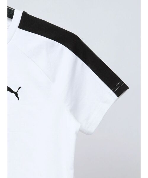 PUMA(プーマ)の「【PUMA】T7 ベイビー Tシャツ(Tシャツ/カットソー・レディース・ホワイト/ブラック・SMALL/MEDIUM)」の6枚目の写真