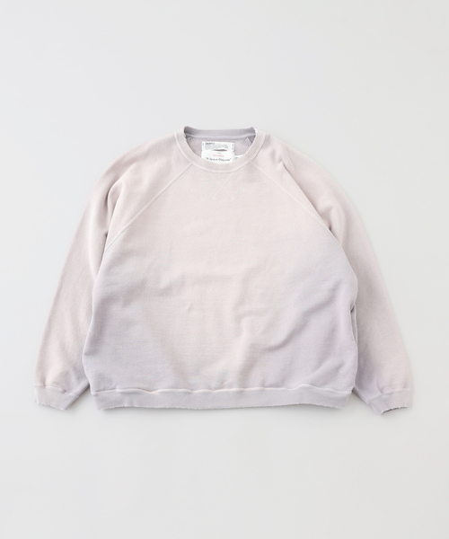 DAIRIKU（ダイリク）の「【DAIRIKU / ダイリク】Water-Proof Vintage Sweater（スウェット・メンズ・パープル/ネイビー・MEDIUM）」の2枚目の写真