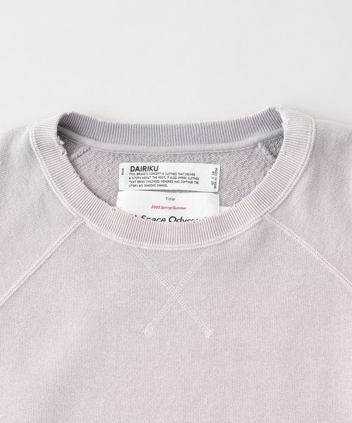 DAIRIKU（ダイリク）の「【DAIRIKU / ダイリク】Water-Proof Vintage Sweater（スウェット・メンズ・パープル/ネイビー・MEDIUM）」の4枚目の写真