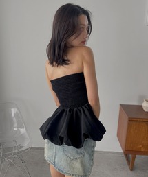 FOLLOWIN | 【バレエコア】チューブトップバルーントップス(キャミソール)