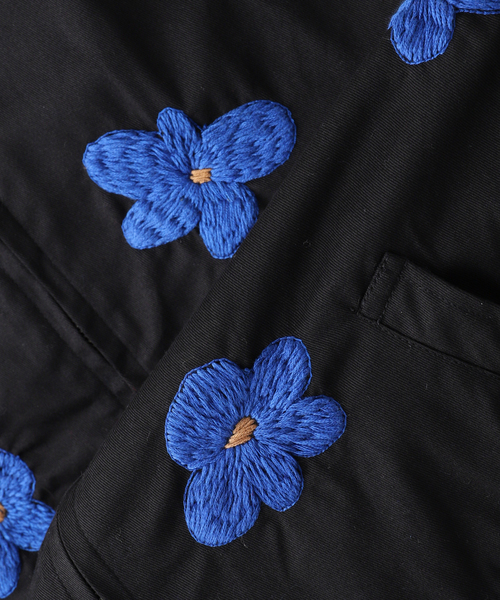 NOMA T.D. / ノ－マ・ティー・ディー】Floral Hand Embroidery