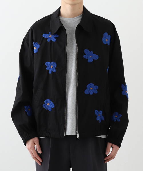 NOMA T.D. / ノ－マ・ティー・ディー】Floral Hand Embroidery