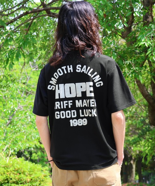 KRIFF MAYER(クリフメイヤー)の「【接触冷感】夏季GO!T(HOPE)(Tシャツ/カットソー・メンズ・オフホワイト/グリーン/イエロー/ブラック/ネイビー・MEDIUM/LARGE/X-LARGE)」の1枚目の写真