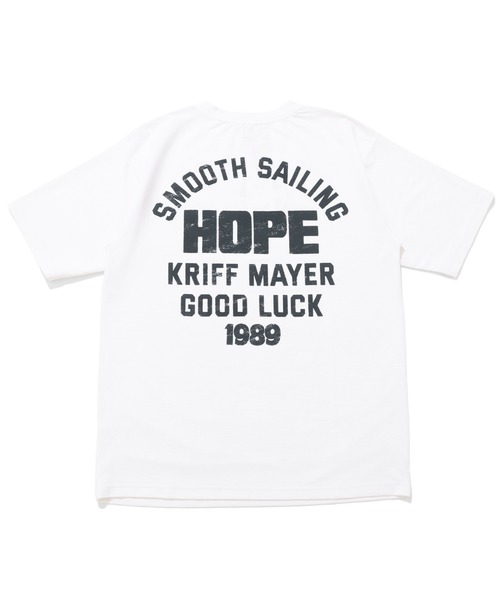 KRIFF MAYER(クリフメイヤー)の「【接触冷感】夏季GO!T(HOPE)(Tシャツ/カットソー・メンズ・オフホワイト/グリーン/イエロー/ブラック/ネイビー・MEDIUM/LARGE/X-LARGE)」の8枚目の写真