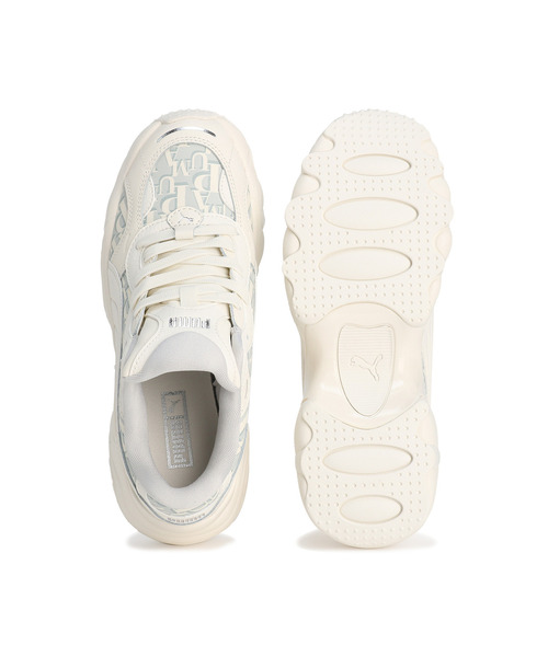 PUMA(プーマ)の「PUMA プーマ ウィメンズ パルサー ウェッジ モノグラム スニーカー(スニーカー・レディース・ホワイト系その他/アイボリー・24.5cm/24.0cm/23.5cm/26.0cm/25.5cm/25.0cm/23.0cm/22.5cm/22.0cm)」の5枚目の写真