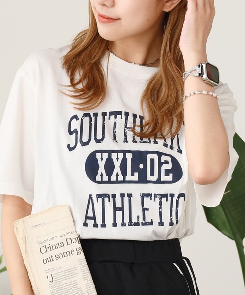 SKKONE(スコーネ)の「SKKONE/スコーネ 天竺プリント 半袖Tシャツ(Tシャツ/カットソー・メンズ・ホワイト/イエロー/ネイビー/チャコール/ネイビー系1/ホワイト系4/ブラック/ブラック系2/ホワイト系3/杢グレー/カーキ/グレー系その他4/グレー系その他2/ブラック系その他4/ホワイト系2/グレー系その他3/ベージュ/ホワイト系6/ホワイト系5/ブラック系3/グレー系その他5・M/L)」の5枚目の写真