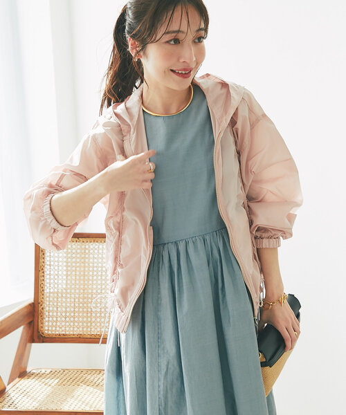 La boutique BonBon（ラブティックボンボン）の「【お上品】シアーデニムワンピース（ワンピース・レディース・ブルー/サックスブルー・36/38）」の18枚目の写真