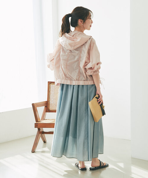 La boutique BonBon（ラブティックボンボン）の「【お上品】シアーデニムワンピース（ワンピース・レディース・ブルー/サックスブルー・36/38）」の14枚目の写真