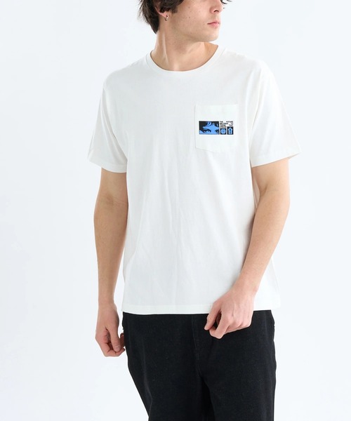 セール】RVCA メンズ 【KENTO】 LINE OF SIGHT PKT Tシャツ