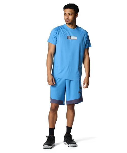 UNDER ARMOUR(アンダーアーマー)の「UAテック ロゴ ショートスリーブ Tシャツ(バスケットボール/メンズ)(Tシャツ/カットソー・メンズ・エメラルドブルー・S/XL/2XL/L/M/3XL/4XL)」の3枚目の写真