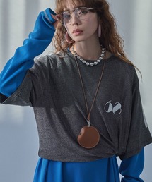 bohmal | ユニフォームラメTシャツ(Tシャツ/カットソー)