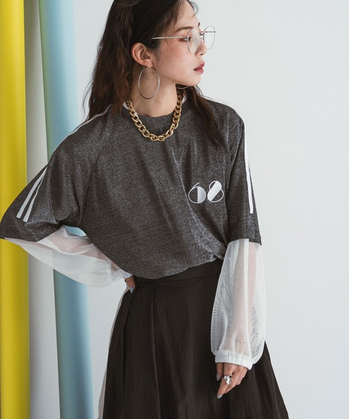 tシャツ 「最上もが」ユニフォームラメTシャツ レディース 最上もが】ユニフォームラメTシャツ（Tシャツ/カットソー