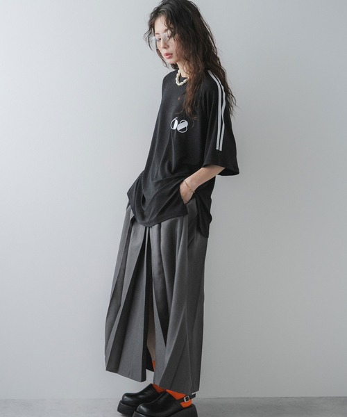 bohmal（ボマール）の「ユニフォームラメTシャツ（Tシャツ/カットソー・レディース・ブラック/シルバー・FREE）」の16枚目の写真