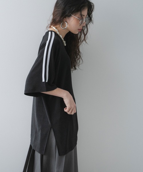 bohmal（ボマール）の「ユニフォームラメTシャツ（Tシャツ/カットソー・レディース・ブラック/シルバー・FREE）」の17枚目の写真