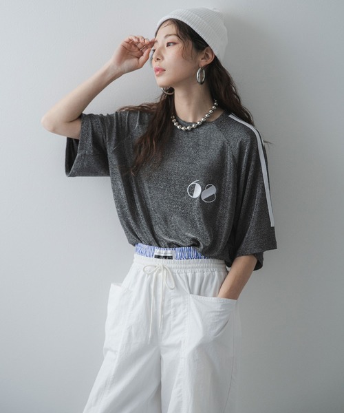 tシャツ 「最上もが」ユニフォームラメTシャツ レディース 最上もが】ユニフォームラメTシャツ（Tシャツ/カットソー