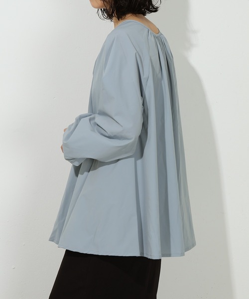 emesuelee(エメスーリー)の「UV CUT 撥水生地 接触冷感 2way チュニック ラッシュガード(シャツ/ブラウス・レディース・ブラック/グレー/ナチュラル・フリー)」の11枚目の写真