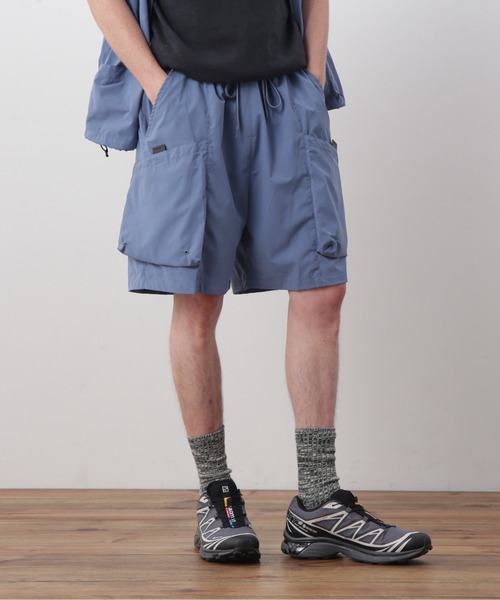 MANASTASH（マナスタッシュ）の「MANASTASH/マナスタッシュ  RIVER SHORT/リバーショーツ（その他パンツ・メンズ・ブラック/その他/ブルーグレー/グリーン系その他・S/M/L/XL）」の2枚目の写真