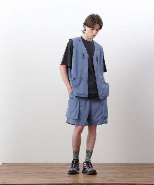 MANASTASH（マナスタッシュ）の「MANASTASH/マナスタッシュ  RIVER SHORT/リバーショーツ（その他パンツ・メンズ・ブラック/その他/ブルーグレー/グリーン系その他・S/M/L/XL）」の12枚目の写真