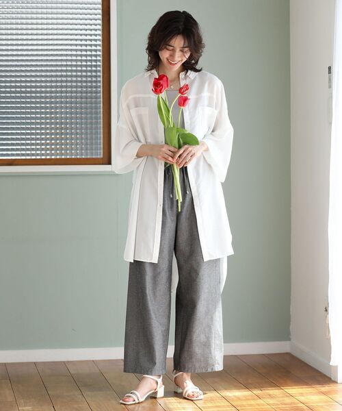 miandmou(ミアモ) シャツワンピース グリーン miandmou シャツワンピース グリーン