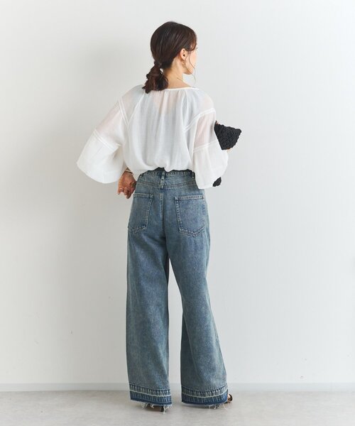 un dix cors(アンディコール)の「タッセルフリルギャザーブラウス(シャツ/ブラウス・レディース・ブラック/オフホワイト・FREE)」の10枚目の写真