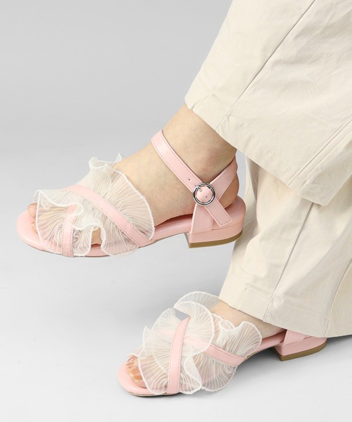 【PINKELEPHANT】Fluttering Heart レディースサンダル PINK-latte｜エアー入りサンダル | Rakuten Fashion(楽天