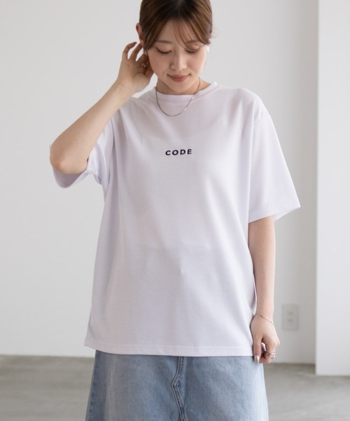NAVY(ネイビー)の「NAVY SARARI 冷感プリントTシャツ ユニセックス(Tシャツ/カットソー・メンズ・ブルー/ブラック/ホワイト/ライトグレー/ピンク/ブルー系その他/ホワイト系その他/グレー系その他/ブラック系その他・S/M/L/XL)」の1枚目の写真