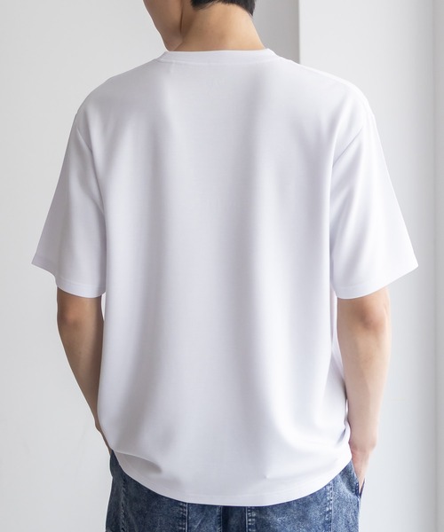 NAVY(ネイビー)の「NAVY SARARI 冷感プリントTシャツ ユニセックス(Tシャツ/カットソー・メンズ・ブルー/ブラック/ホワイト/ライトグレー/ピンク/ブルー系その他/ホワイト系その他/グレー系その他/ブラック系その他・S/M/L/XL)」の19枚目の写真