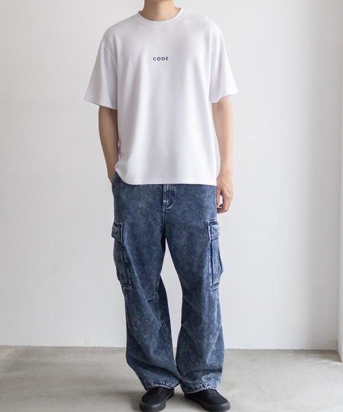 NAVY(ネイビー)の「NAVY SARARI 冷感プリントTシャツ ユニセックス(Tシャツ/カットソー・メンズ・ブルー/ブラック/ホワイト/ライトグレー/ピンク/ブルー系その他/ホワイト系その他/グレー系その他/ブラック系その他・S/M/L/XL)」の15枚目の写真