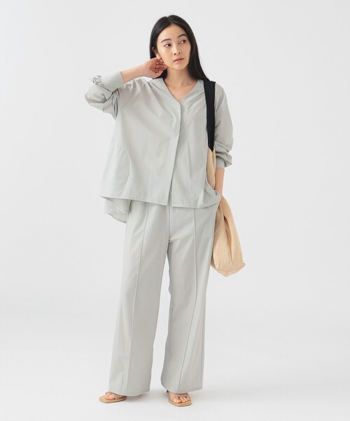 B:MING by BEAMS（ビーミングバイビームス）の「【NAVYS掲載 / 吸水速乾・UV機能】ランド アンド ウォーター ライト パンツ（S～M）（その他パンツ・レディース・ブラック/ライトグレー・SMALL/MEDIUM）」の4枚目の写真