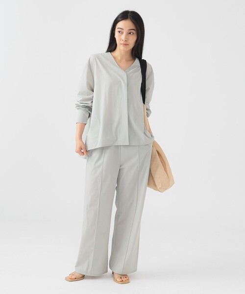 B:MING by BEAMS（ビーミングバイビームス）の「【NAVYS掲載 / 吸水速乾・UV機能】ランド アンド ウォーター ライト パンツ（S～M）（その他パンツ・レディース・ブラック/ライトグレー・SMALL/MEDIUM）」の5枚目の写真